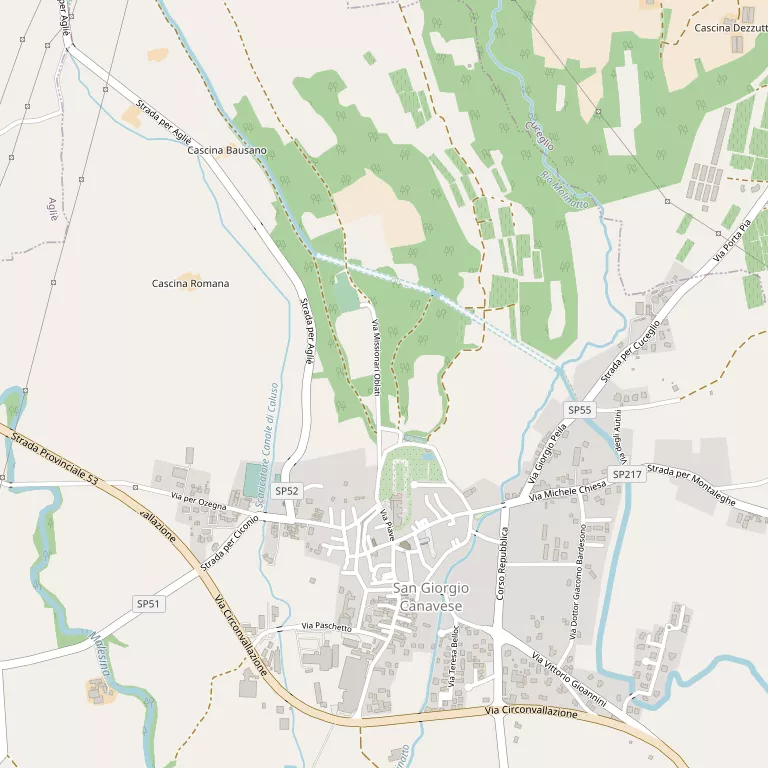 Mappa SAN GIORGIO CANAVESE
