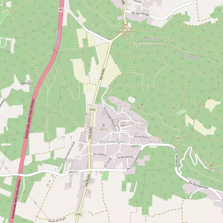 Mappa MONTALENGHE