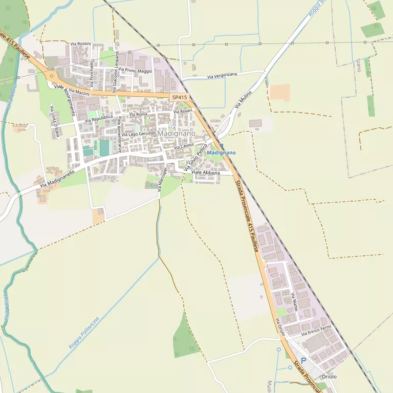 Mappa MADIGNANO