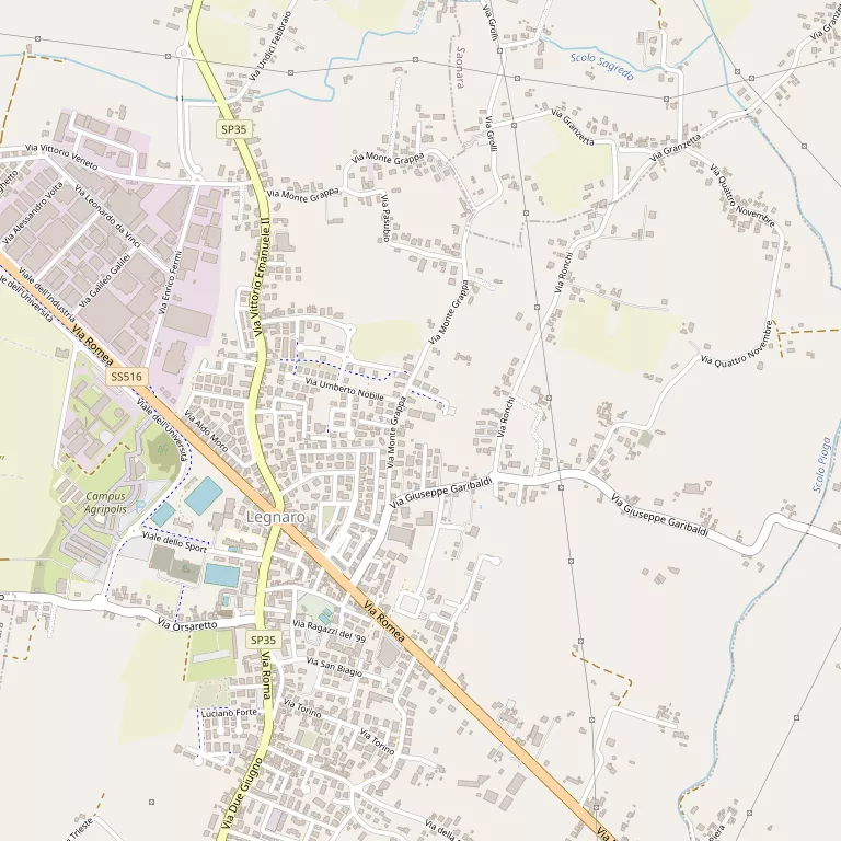 Mappa LEGNARO