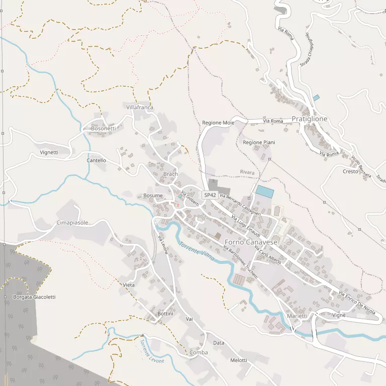 Mappa FORNO CANAVESE