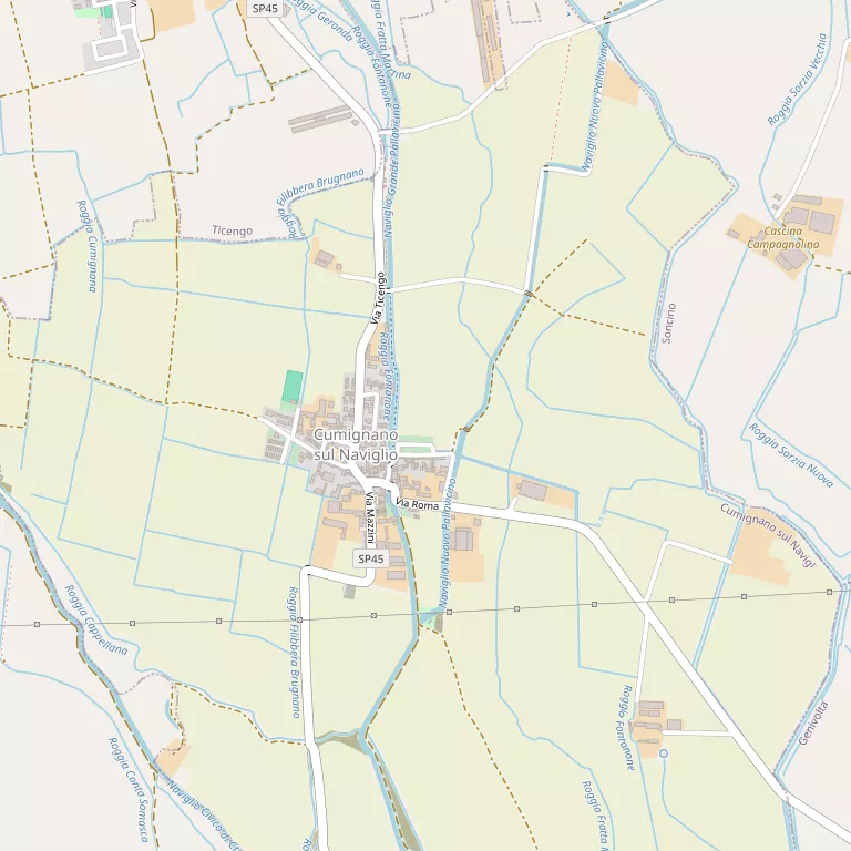 Mappa CUMIGNANO SUL NAVIGLIO