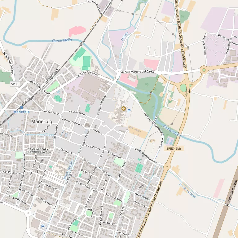 Mappa MANERBIO