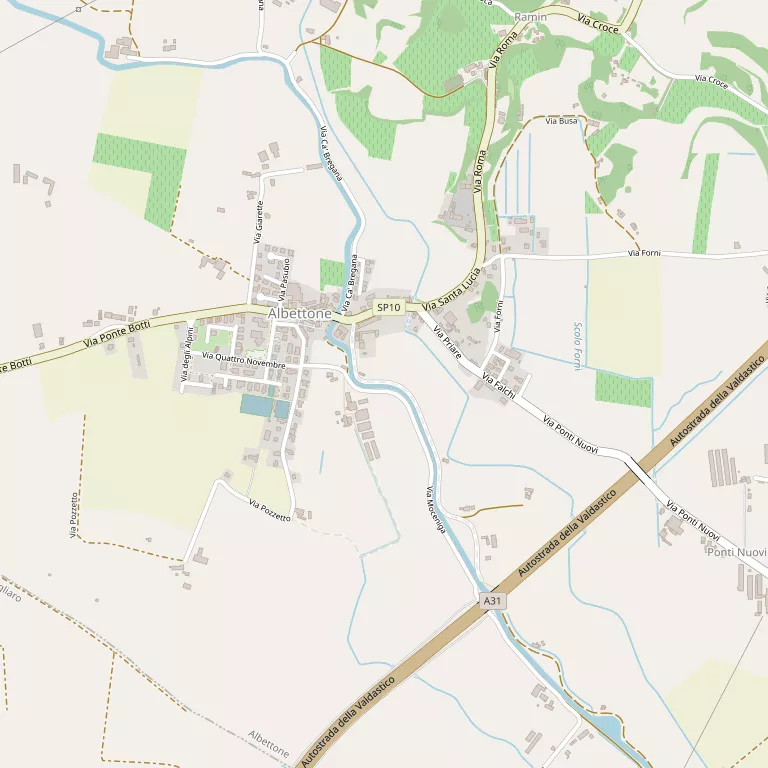 Mappa ALBETTONE