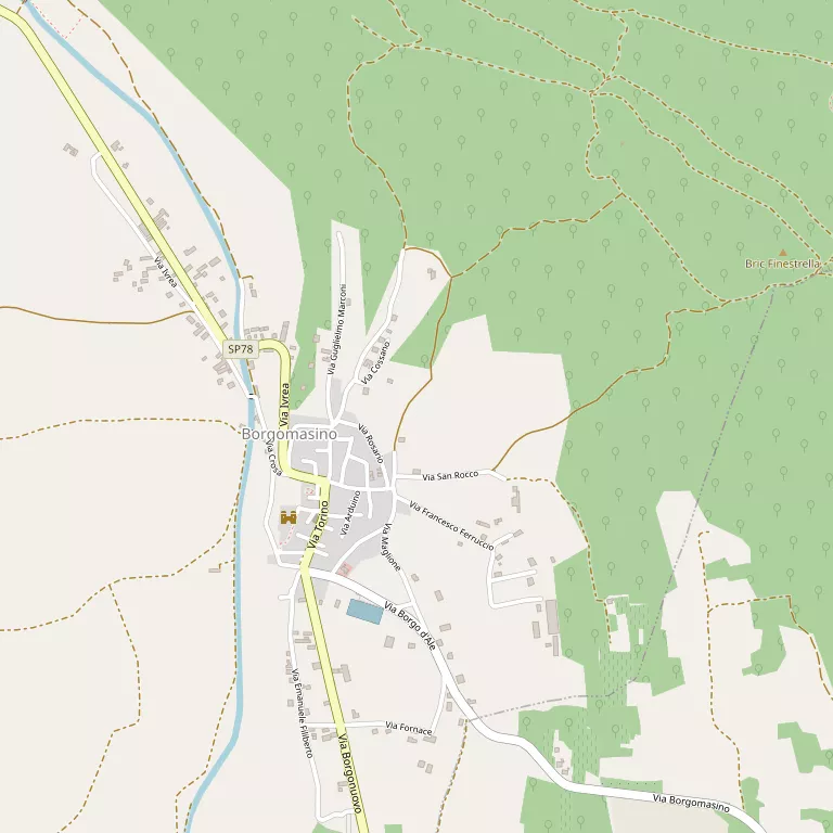 Mappa BORGOMASINO