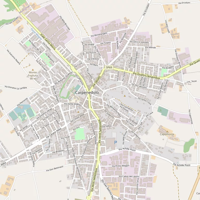 Mappa CARPENEDOLO