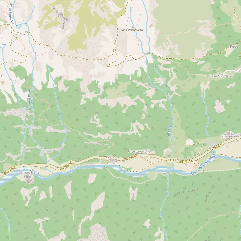 Mappa GROSCAVALLO