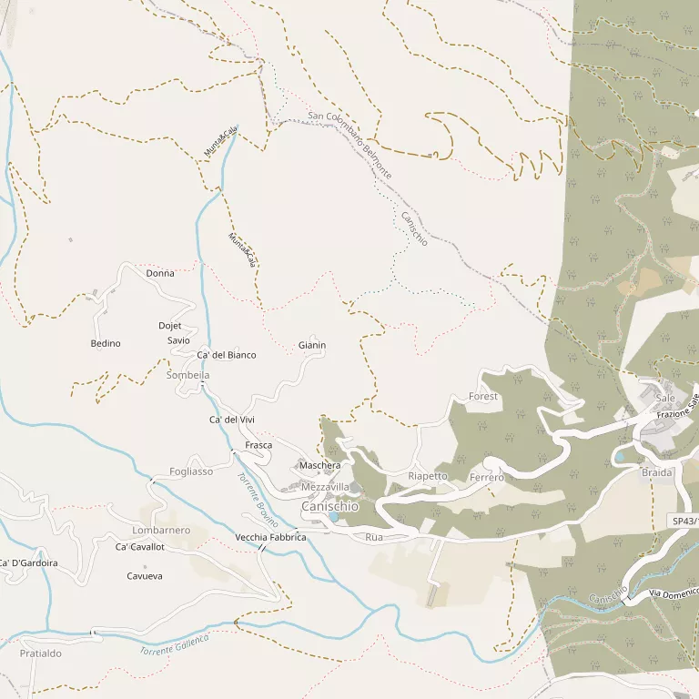 Mappa CANISCHIO