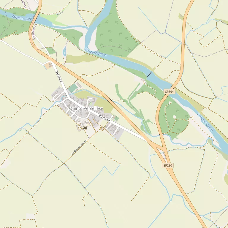 Mappa QUINTO VERCELLESE