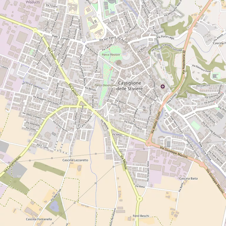 Mappa CASTIGLIONE DELLE STIVIERE