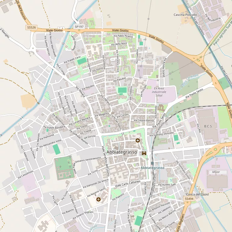 Mappa ABBIATEGRASSO