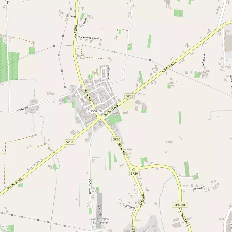 Mappa CERVARESE SANTA CROCE
