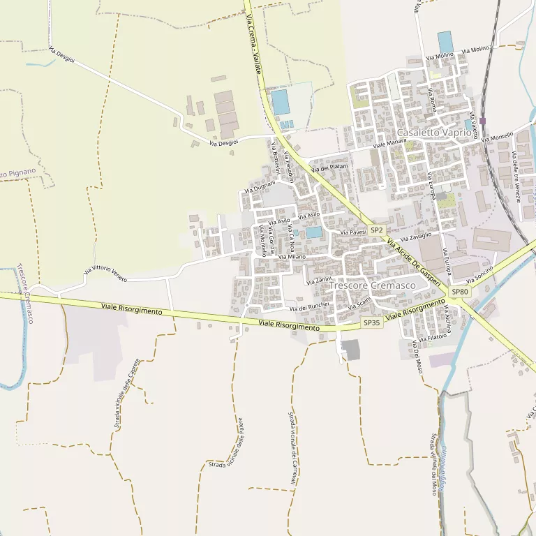 Mappa TRESCORE CREMASCO