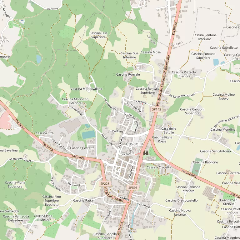 Mappa CAVAGLIA'