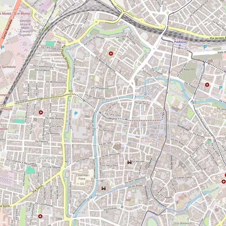 Mappa PADOVA