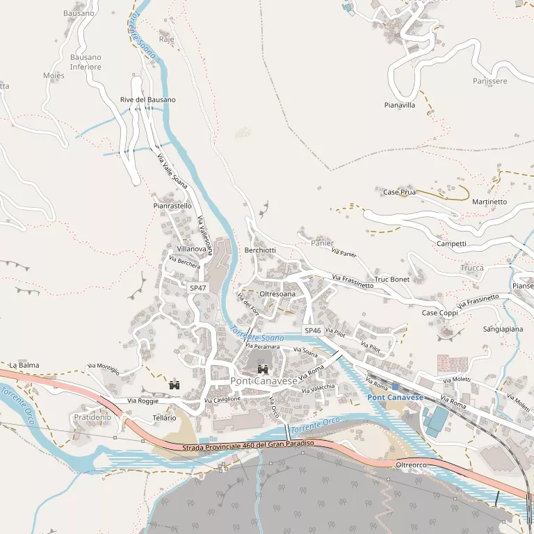 Mappa PONT-CANAVESE