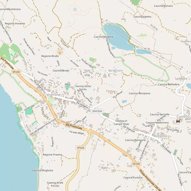 Mappa VIVERONE