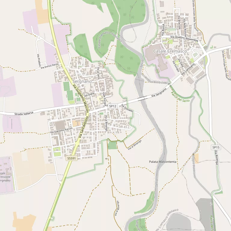 Mappa SERGNANO