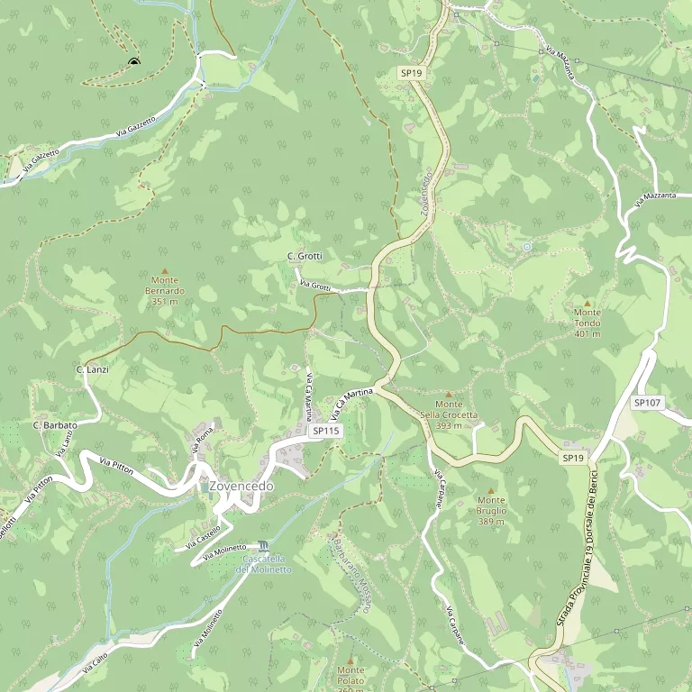 Mappa ZOVENCEDO