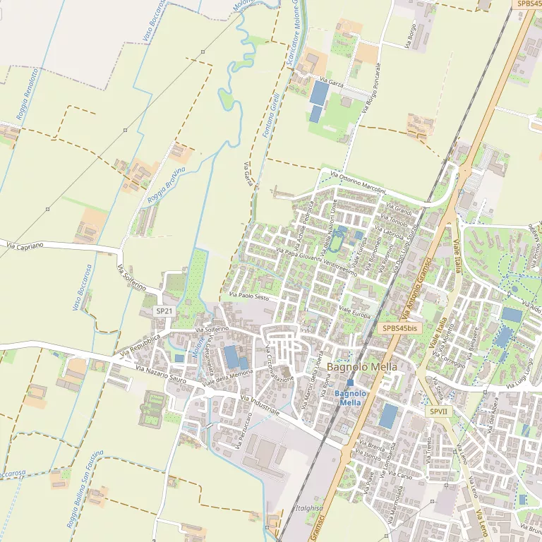 Mappa BAGNOLO MELLA