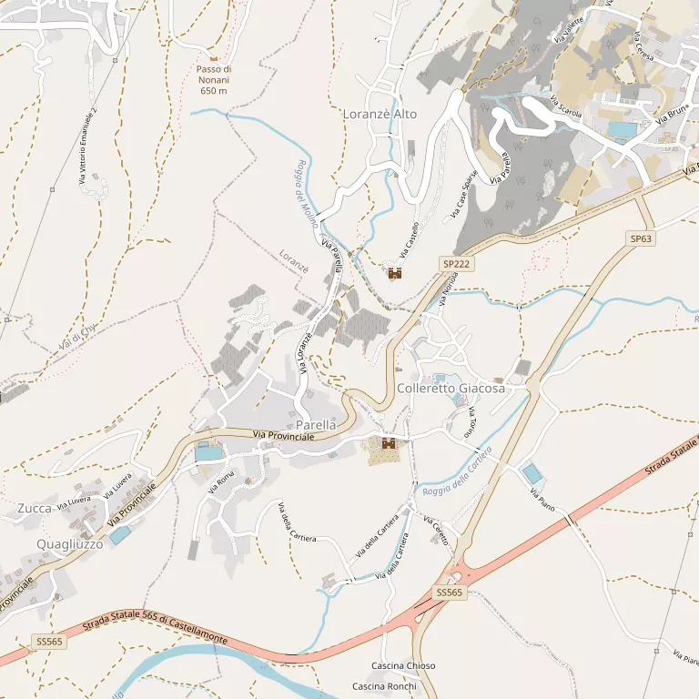 Mappa PARELLA