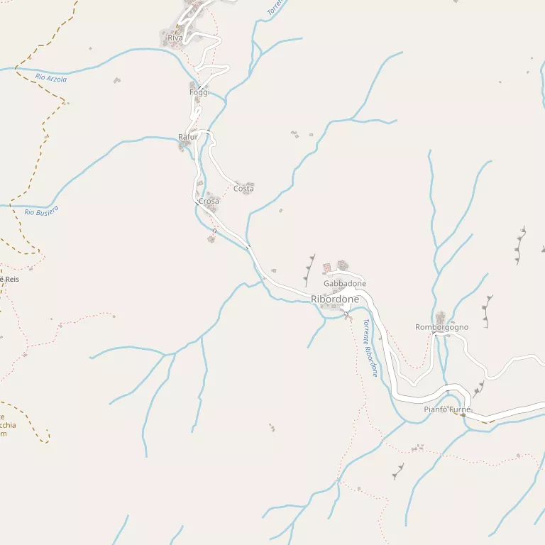 Mappa RIBORDONE