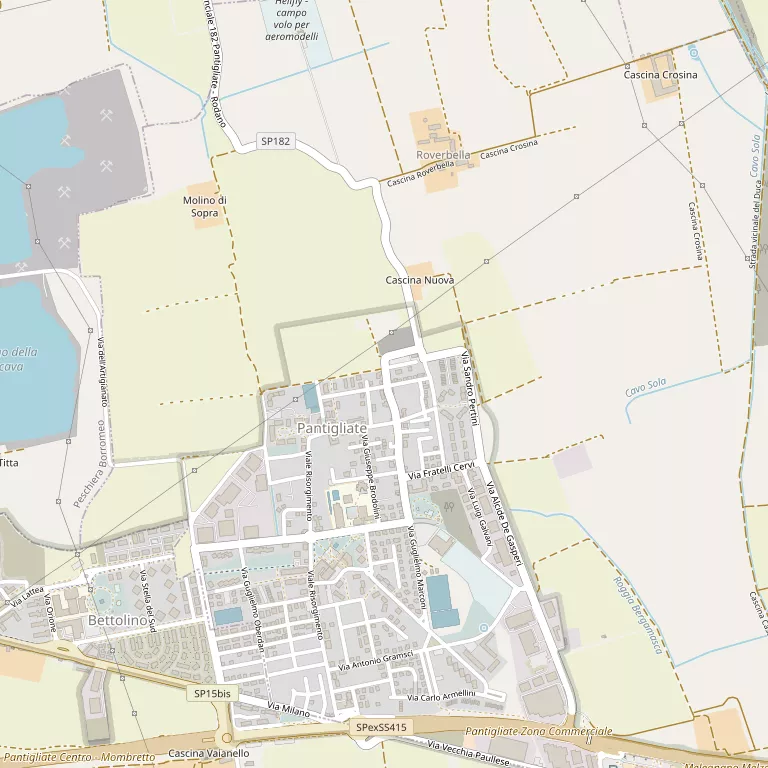 Mappa PANTIGLIATE