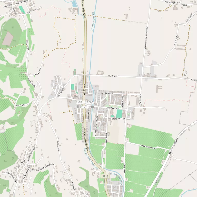 Mappa LAVAGNO