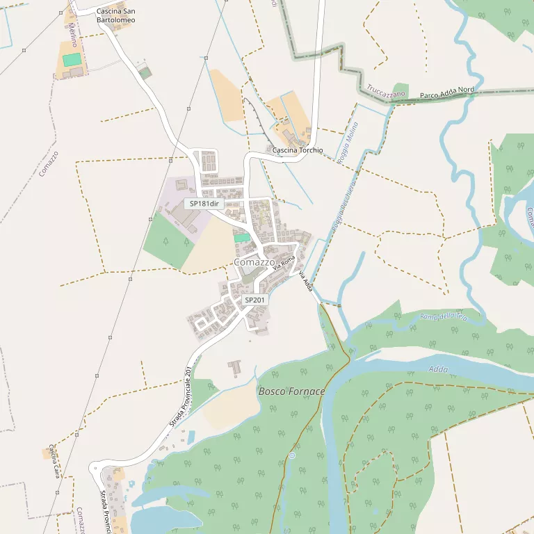 Mappa COMAZZO