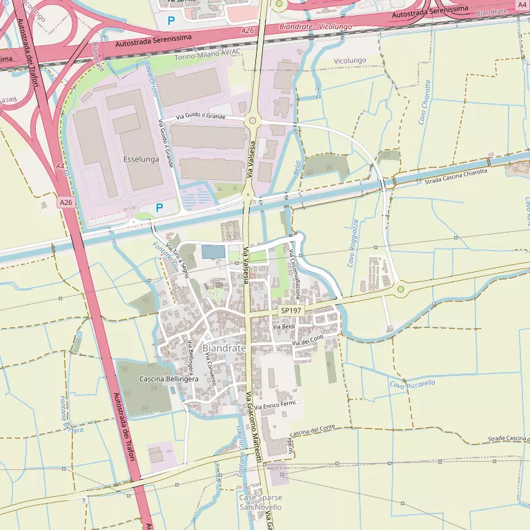 Mappa BIANDRATE