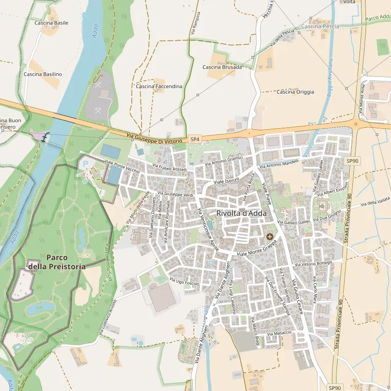Mappa RIVOLTA D'ADDA