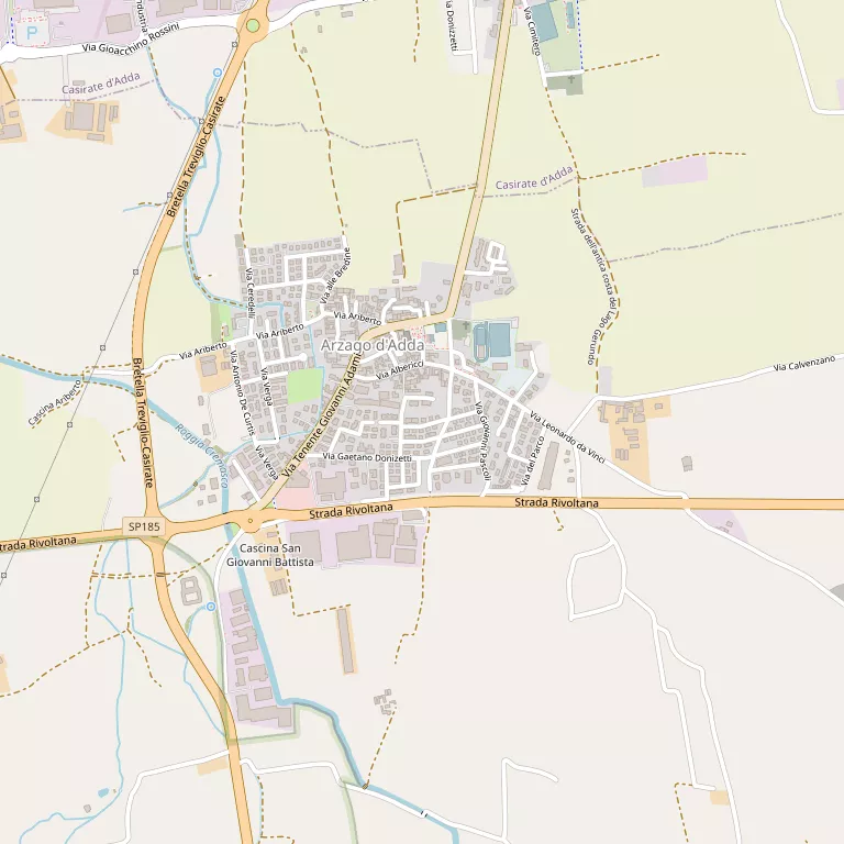 Mappa ARZAGO D'ADDA