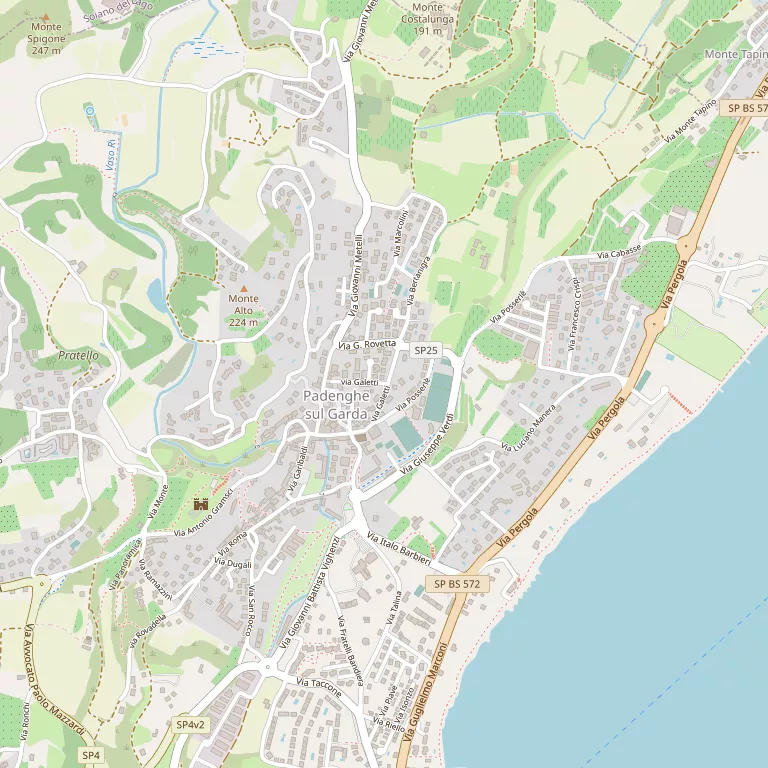 Mappa PADENGHE SUL GARDA