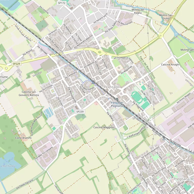 Mappa VANZAGO