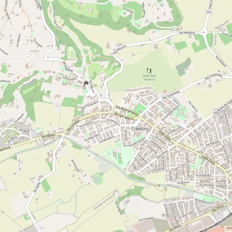 Mappa CREAZZO