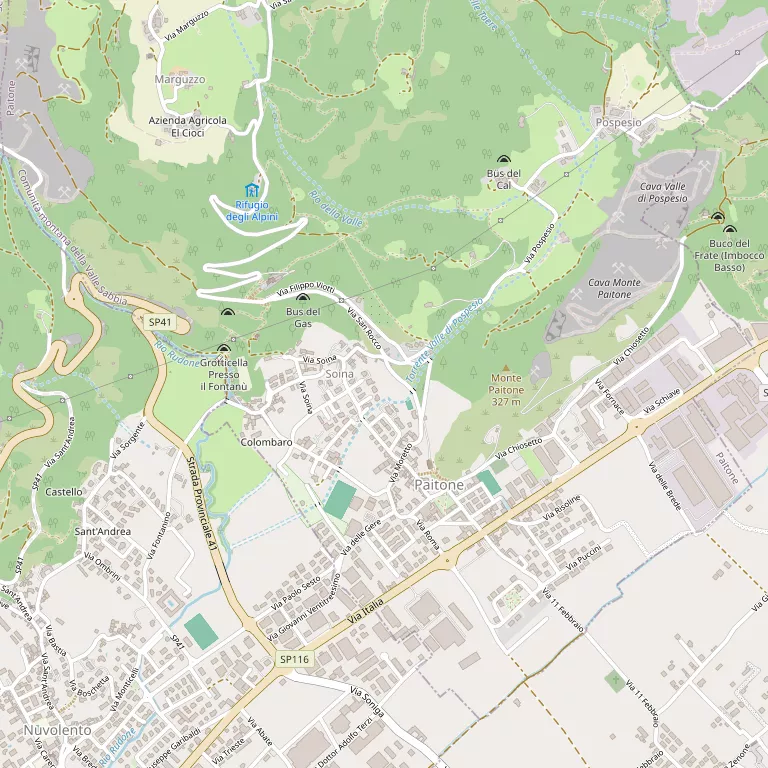 Mappa PAITONE
