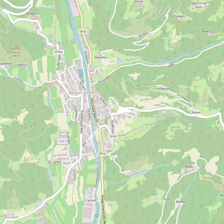 Mappa BADIA CALAVENA