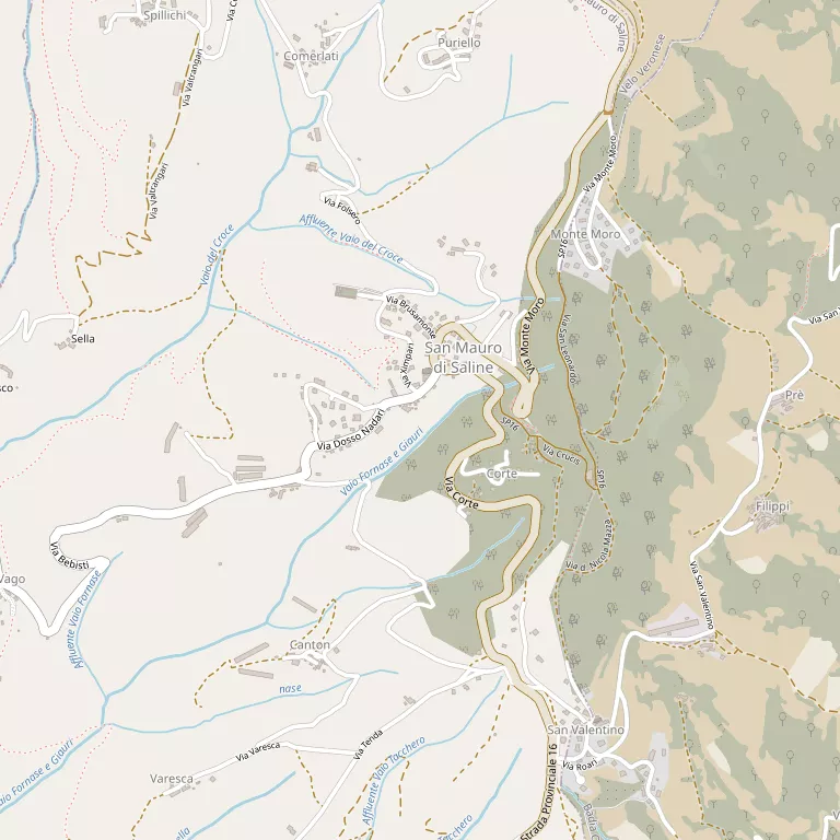 Mappa SAN MAURO DI SALINE