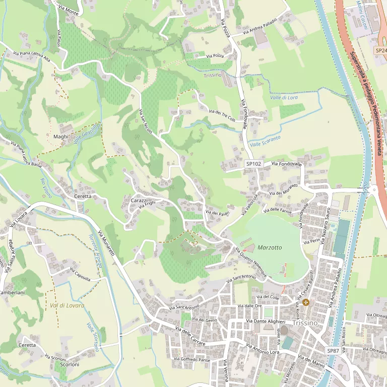 Mappa TRISSINO