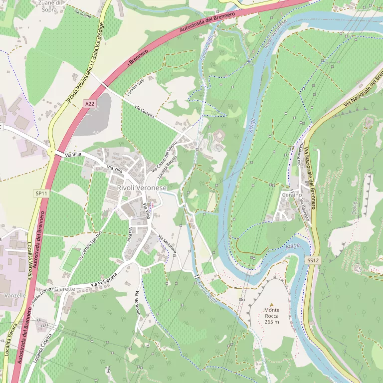 Mappa RIVOLI VERONESE
