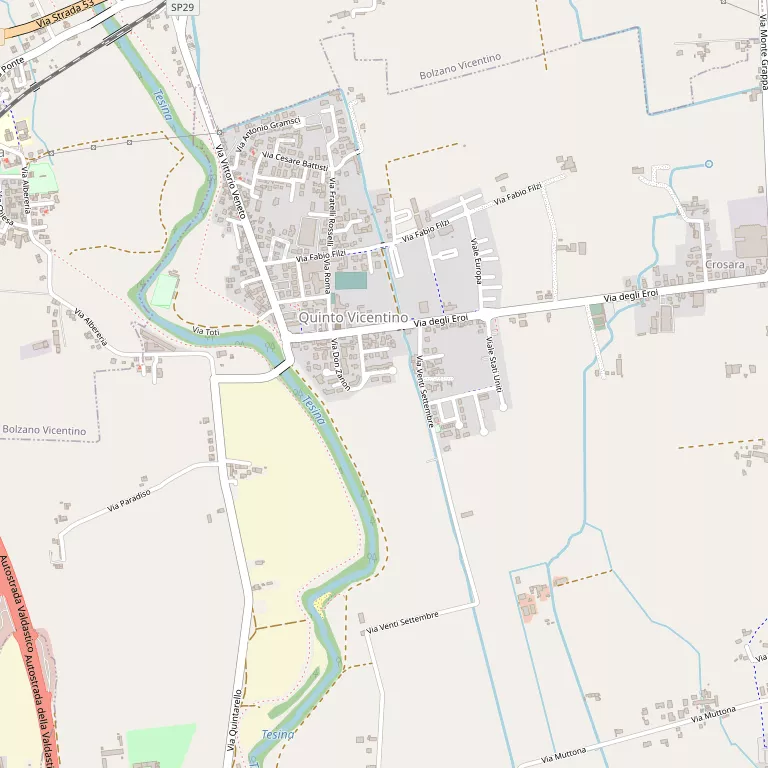 Mappa QUINTO VICENTINO