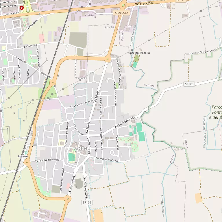 Mappa ARCENE
