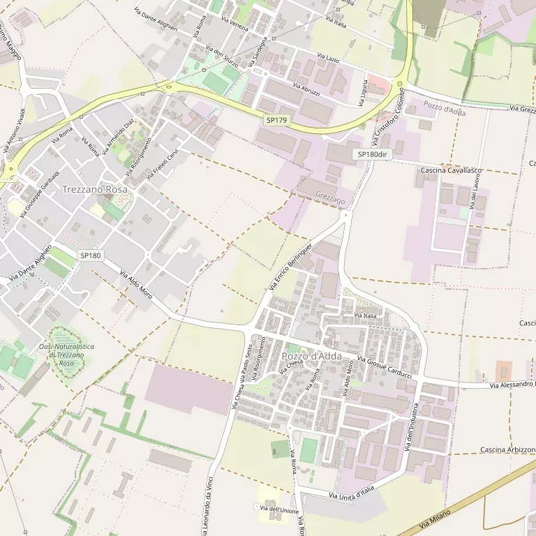 Mappa POZZO D'ADDA
