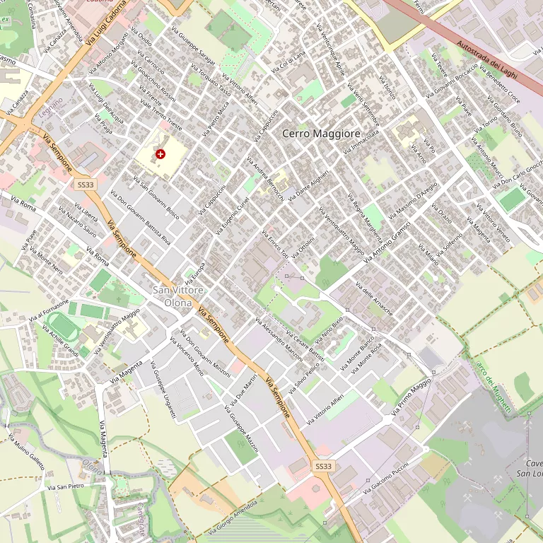 Mappa SAN VITTORE OLONA