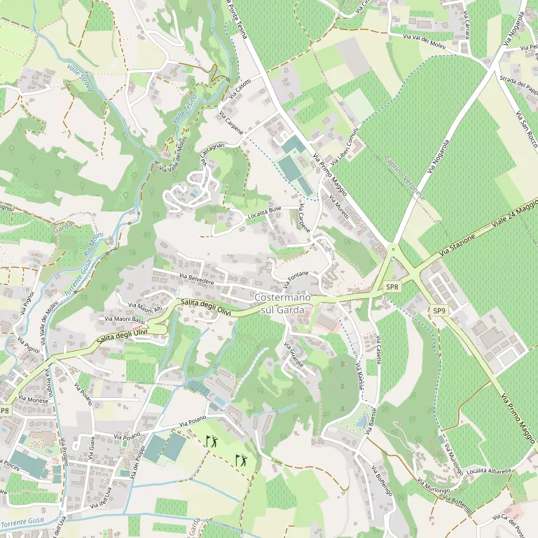 Mappa COSTERMANO SUL GARDA