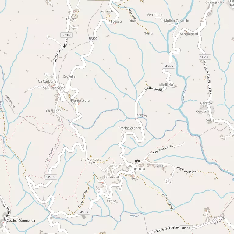 Mappa TERNENGO