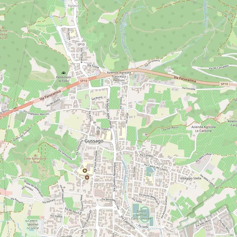 Mappa GUSSAGO