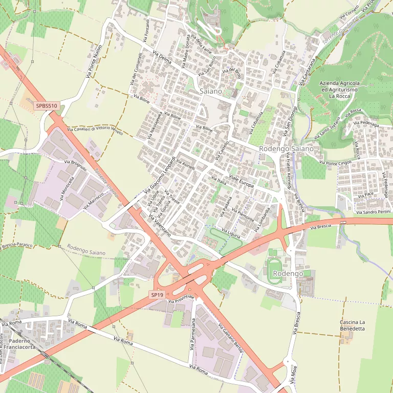 Mappa RODENGO SAIANO
