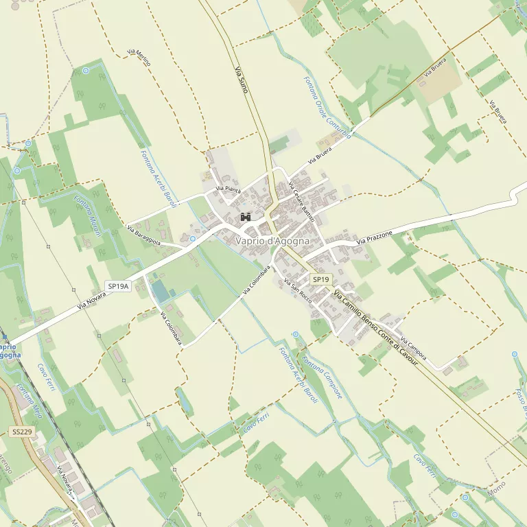 Mappa VAPRIO D'AGOGNA