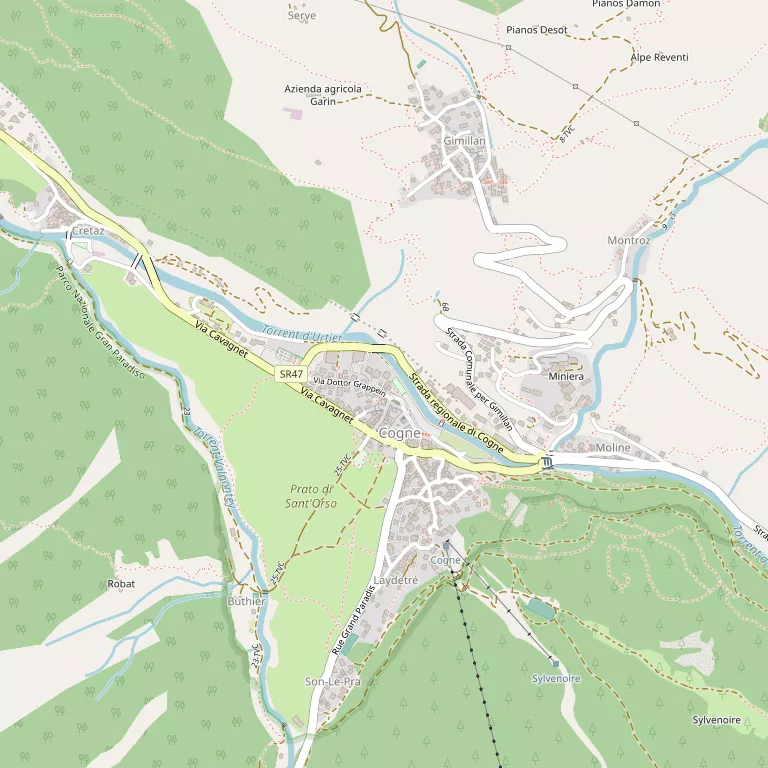 Mappa COGNE